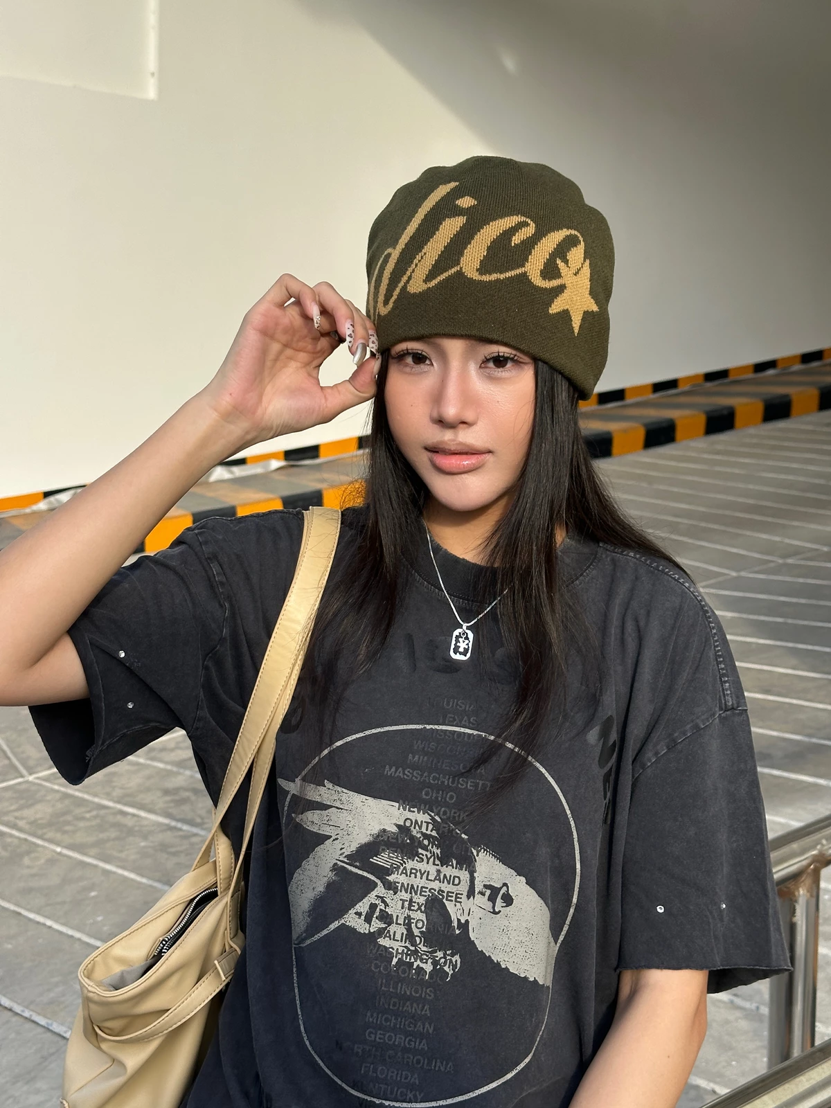 Nón len DirtyCoins Star Beanie