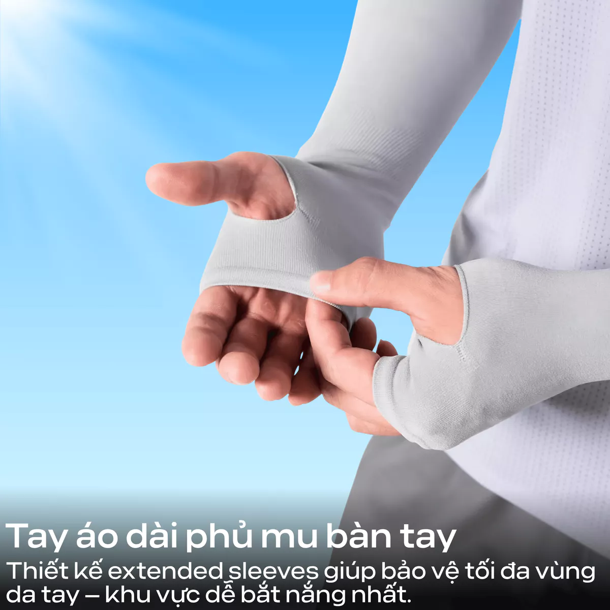 Găng tay đa năng chống UV, găng tay thể thao co giãn, thấm hút mồ hôi tốt Coolmate