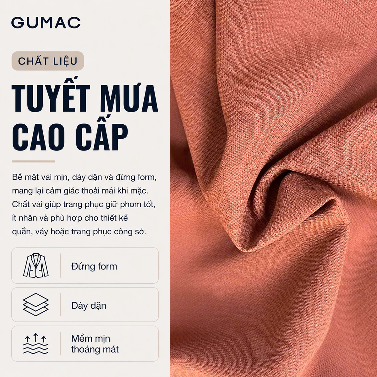 Đầm Chữ A Nữ GUMAC Váy Công Sở Phối Nơ Cổ Tôn Dáng Vải Tuyết Mưa Cao Cấp Bigsize Đi Chơi Dạo Phố LDE0614