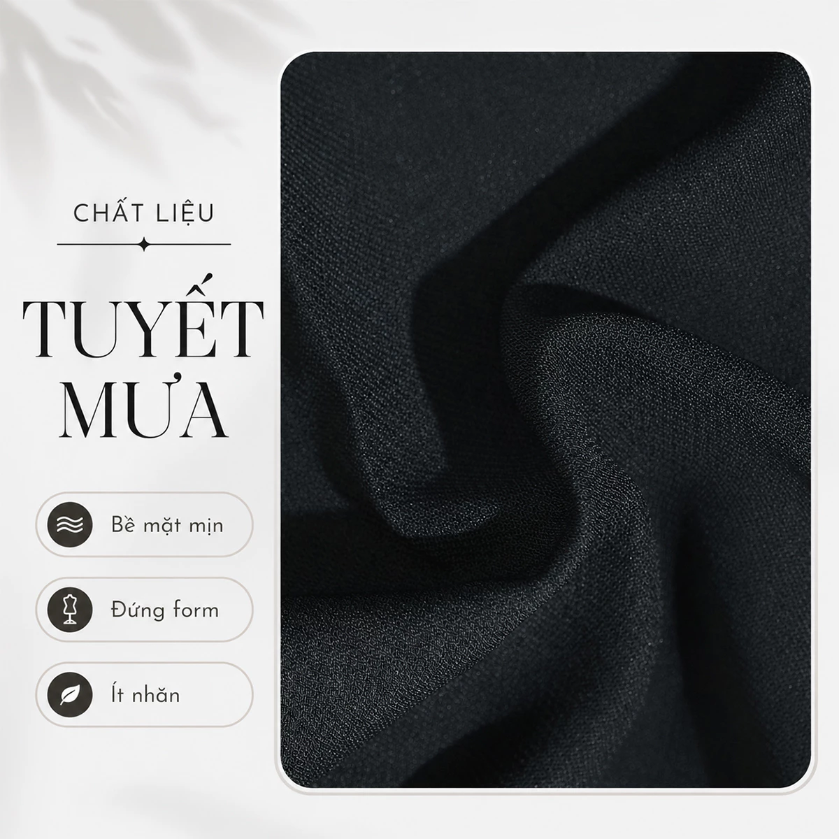 Quần Ống Đứng Nữ 95cm GUMAC Quần Tây Công Sở Lưng Cao Có Túi Vải Tuyết Mưa Tôn Dáng LQF1002