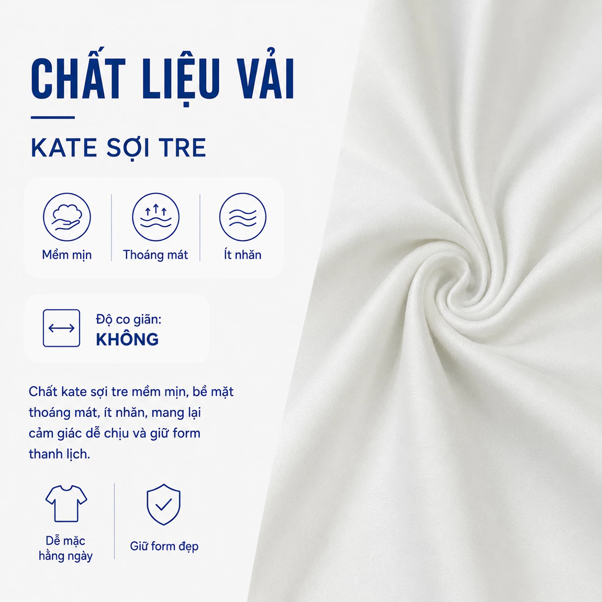 Áo Kiểu Nữ Gmorning - GUMAC Form Suông Tay Dài Cổ Cột Dây Xếp Ly Thân Trước Thanh Lịch Tôn Dáng YAG05003