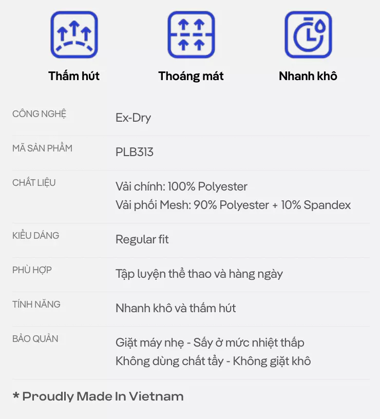 Áo Polo thể thao đa năng phối mesh bả vai CoolBack, Áo thể thao siêu nhẹ thoáng mát Coolmate