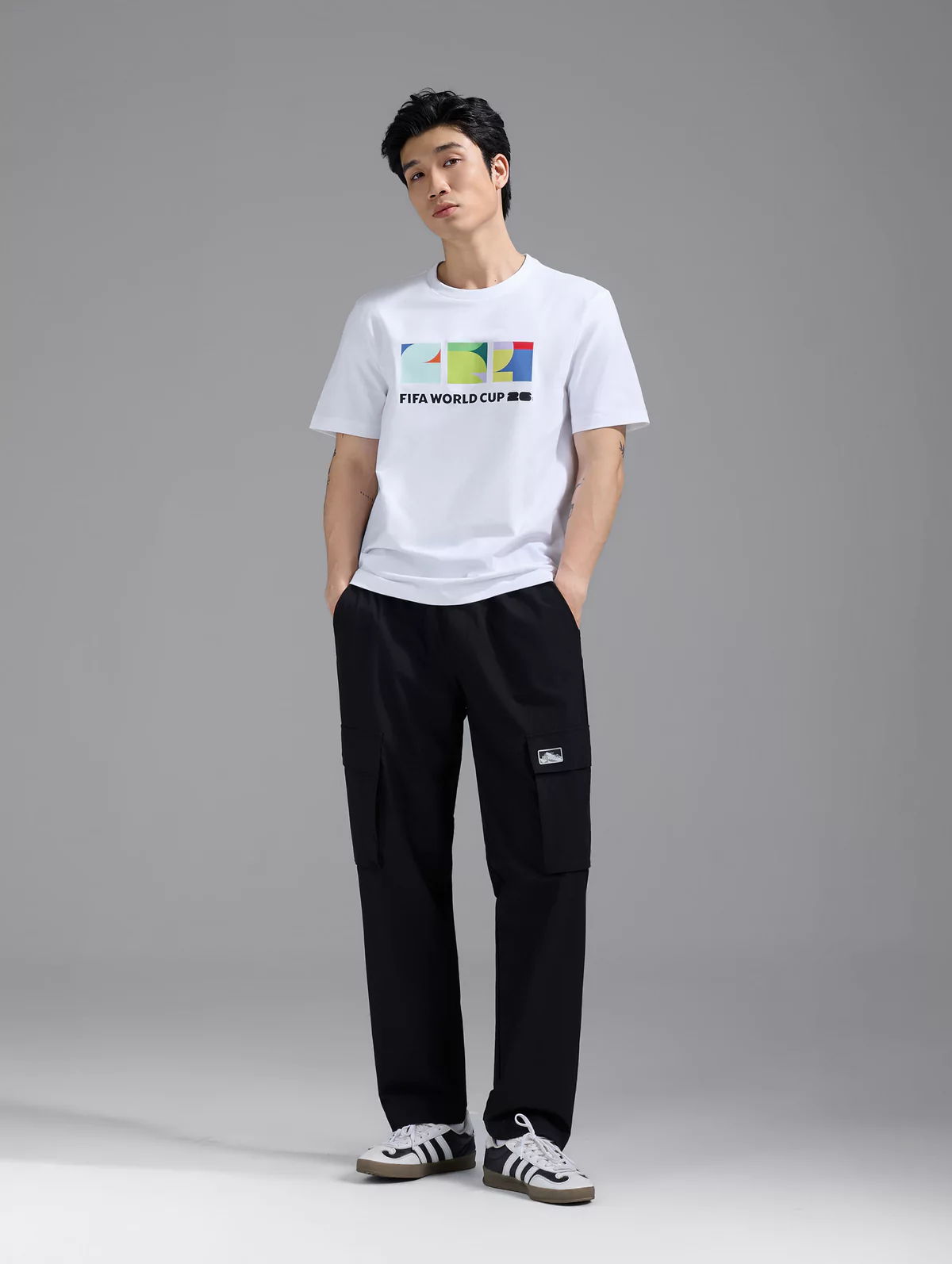 Áo thun Tshirt nam nữ unisex Cotton Compact World Cup - CR7, Áo cổ vũ đội tuyển đá bóng
