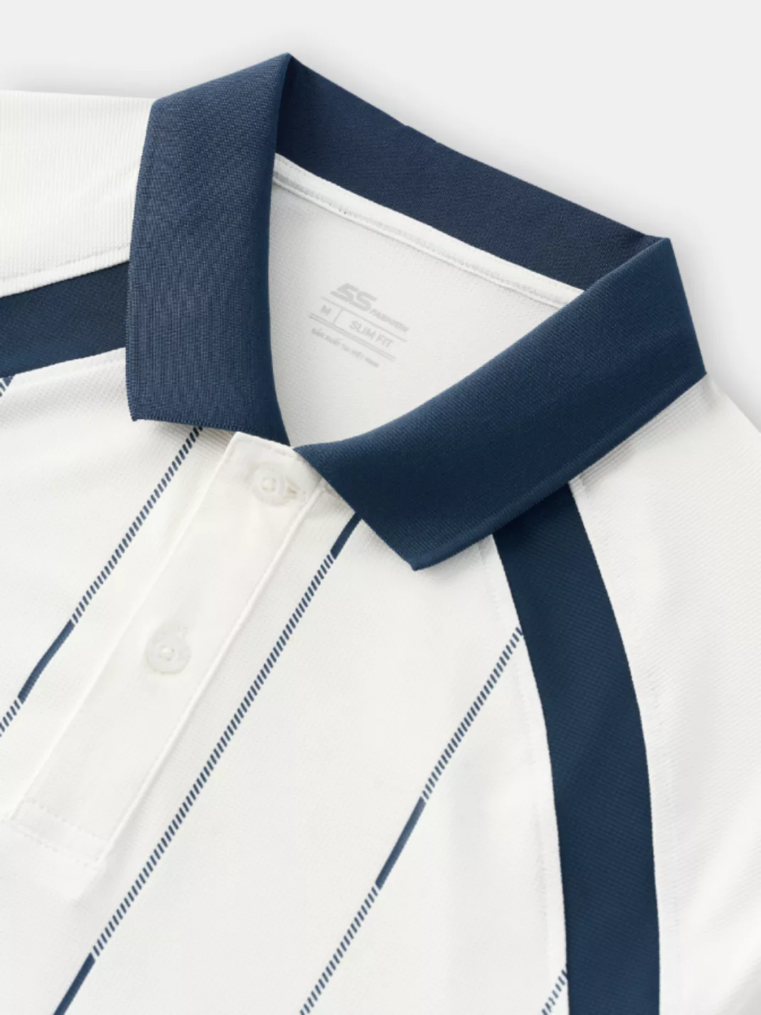 Set Bộ Polo Nam Kẻ Sọc 5S FASHION Thiết Kế Tay Raglan Trẻ Trung Phom Slimfit MBPL26002