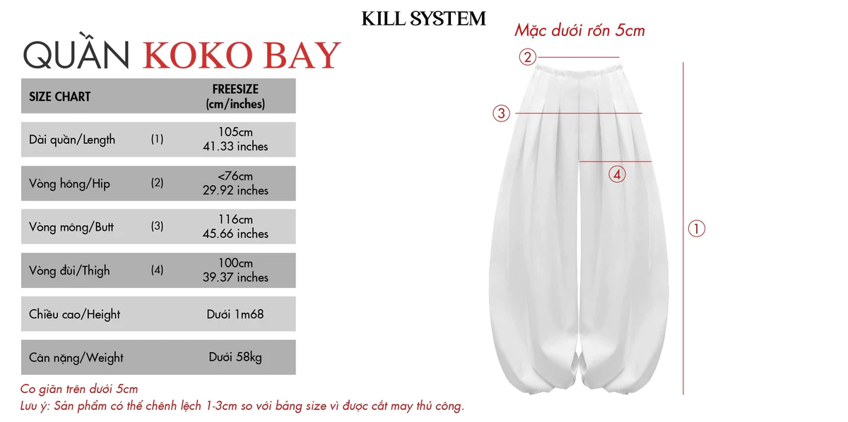 Quần dài ống rộng balloon bo gấu lưng thun KOKO BAY - 𝐊𝐈𝐋𝐋 𝐒𝐘𝐒𝐓𝐄𝐌