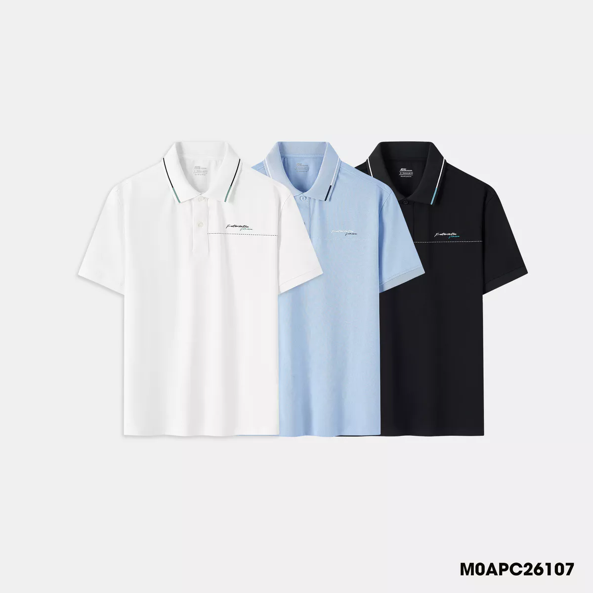 Áo Polo Cotton Nam Cổ Điển 5S FASHION Phom Regular Fit M0APC26107