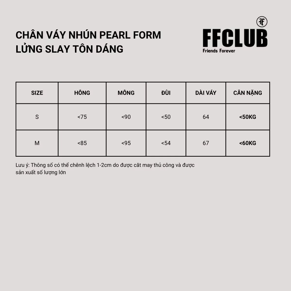 FFCLUB - CHÂN VÁY NHÚN BÚT CHÌ PEARL FORM LỬNG ÔM SLAY TÔN DÁNG