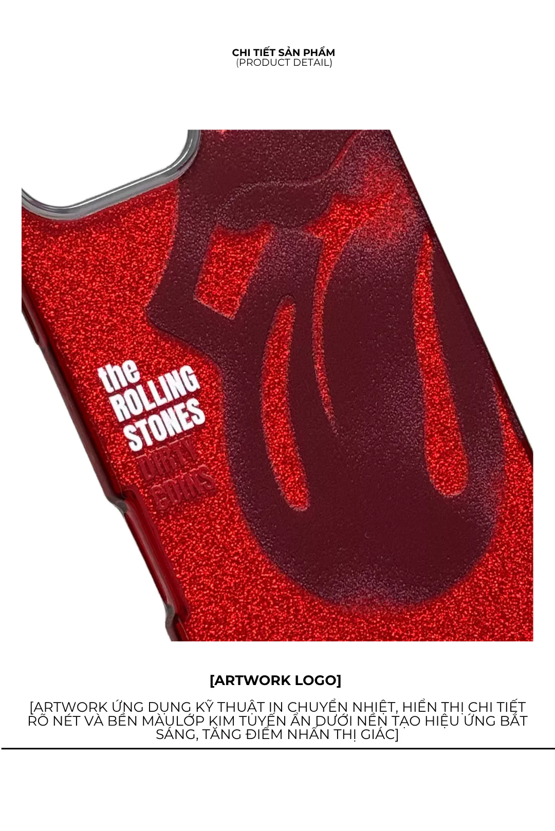 Ốp Lưng iPhone DirtyCoins Noise Tongue Red