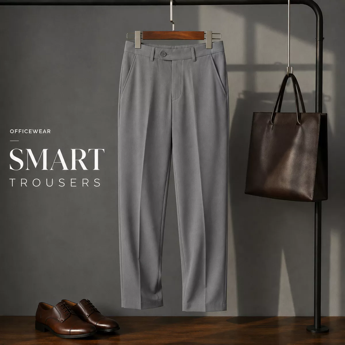 Quần Tây Nam 5S FASHION Smart Trousers Chất Vải Cao Cấp Đứng Phom, Trẻ Trung M0QAU26035