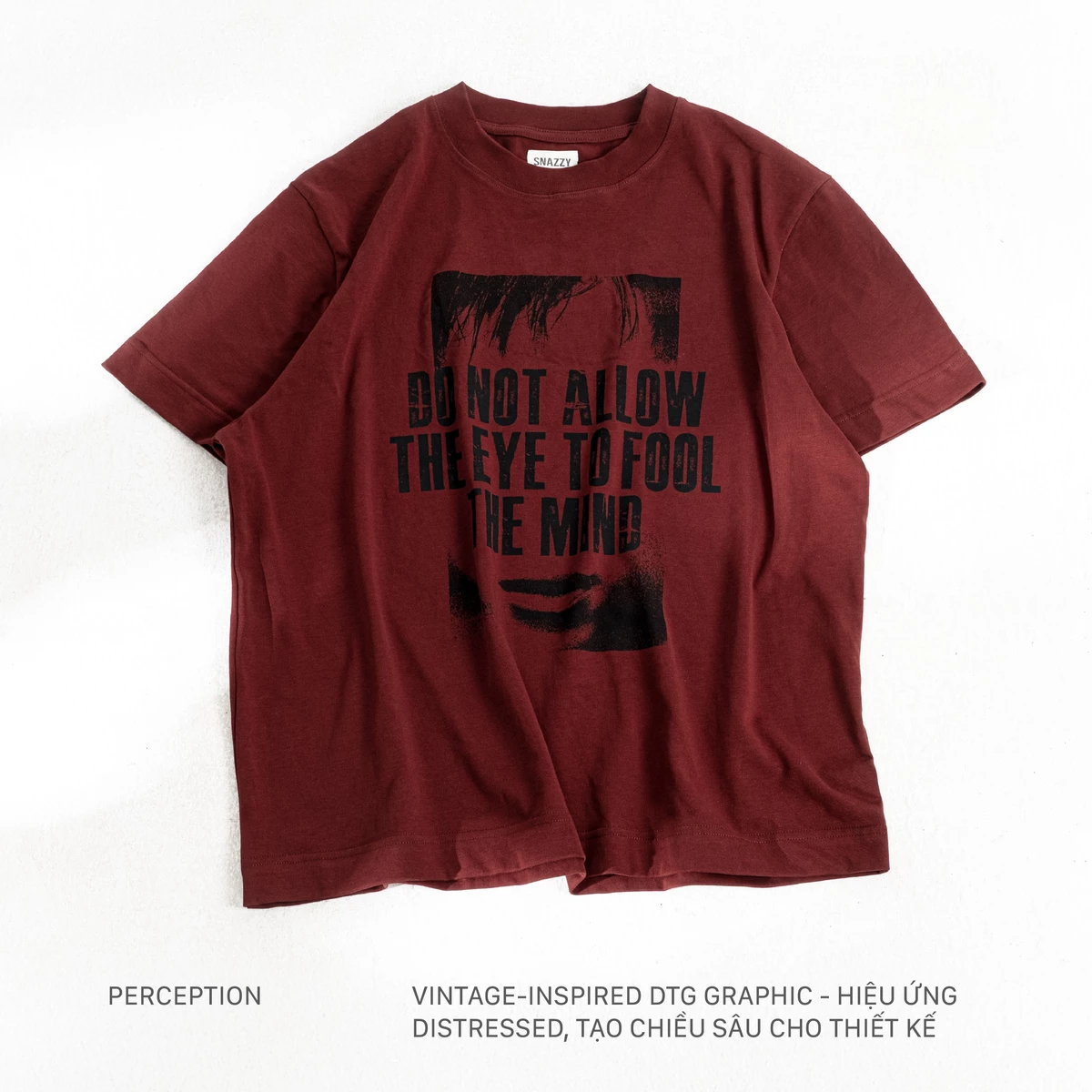 Áo Thun Boxy SNAZZY Unisex Nam Nữ Chất Liệu Cotton Chính Hãng - VISIBLE LIES TEE