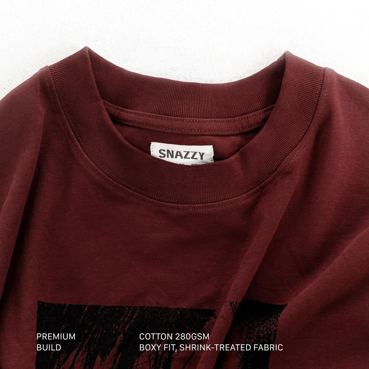 Áo Thun Boxy SNAZZY Unisex Nam Nữ Chất Liệu Cotton Chính Hãng - VISIBLE LIES TEE