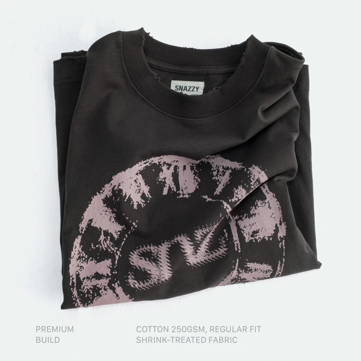 Áo Thun Boxy SNAZZY Unisex Nam Nữ Chất Liệu Cotton Chính Hãng - RELIC WASHED TEE