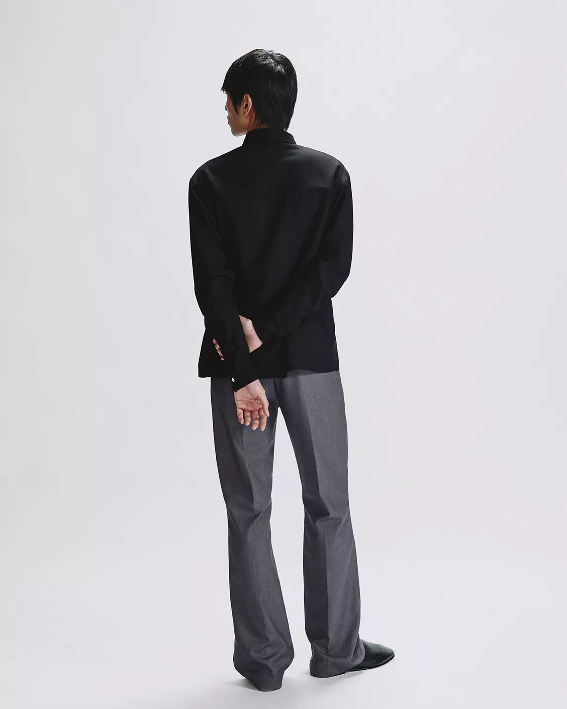 Eleven - Áo Sơ Mi Unisex Tay Dài Regular | Màu Đen
