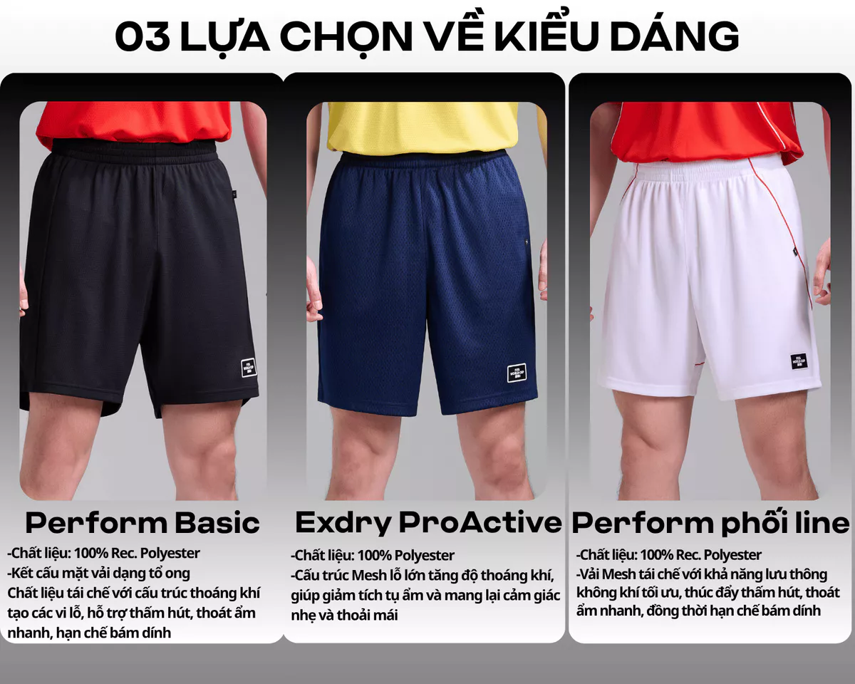 [VOUCHER 45%]BST Quần short thể thao bóng đá nam Exdry World Cup thoải mái, thoáng khí, thấm hút tốt COOLMATE