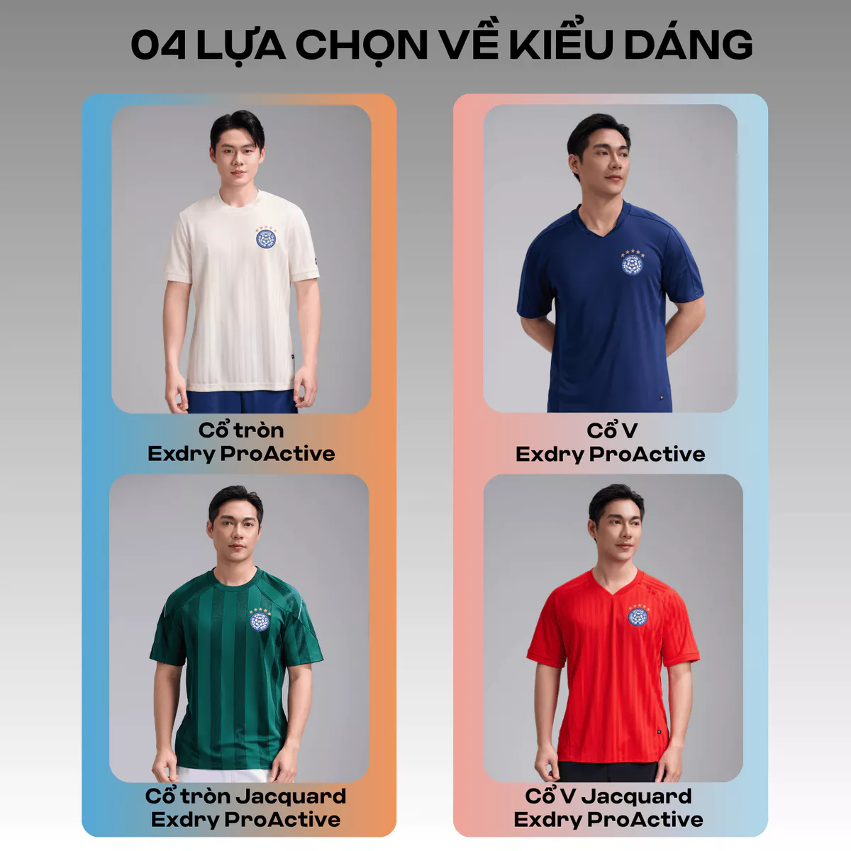 [VOUCHER 45%]BST Áo thun Exdry ProActive World Cup, áo đa năng thể thao, áo bóng đá, áo mặc hàng ngày COOLMATE