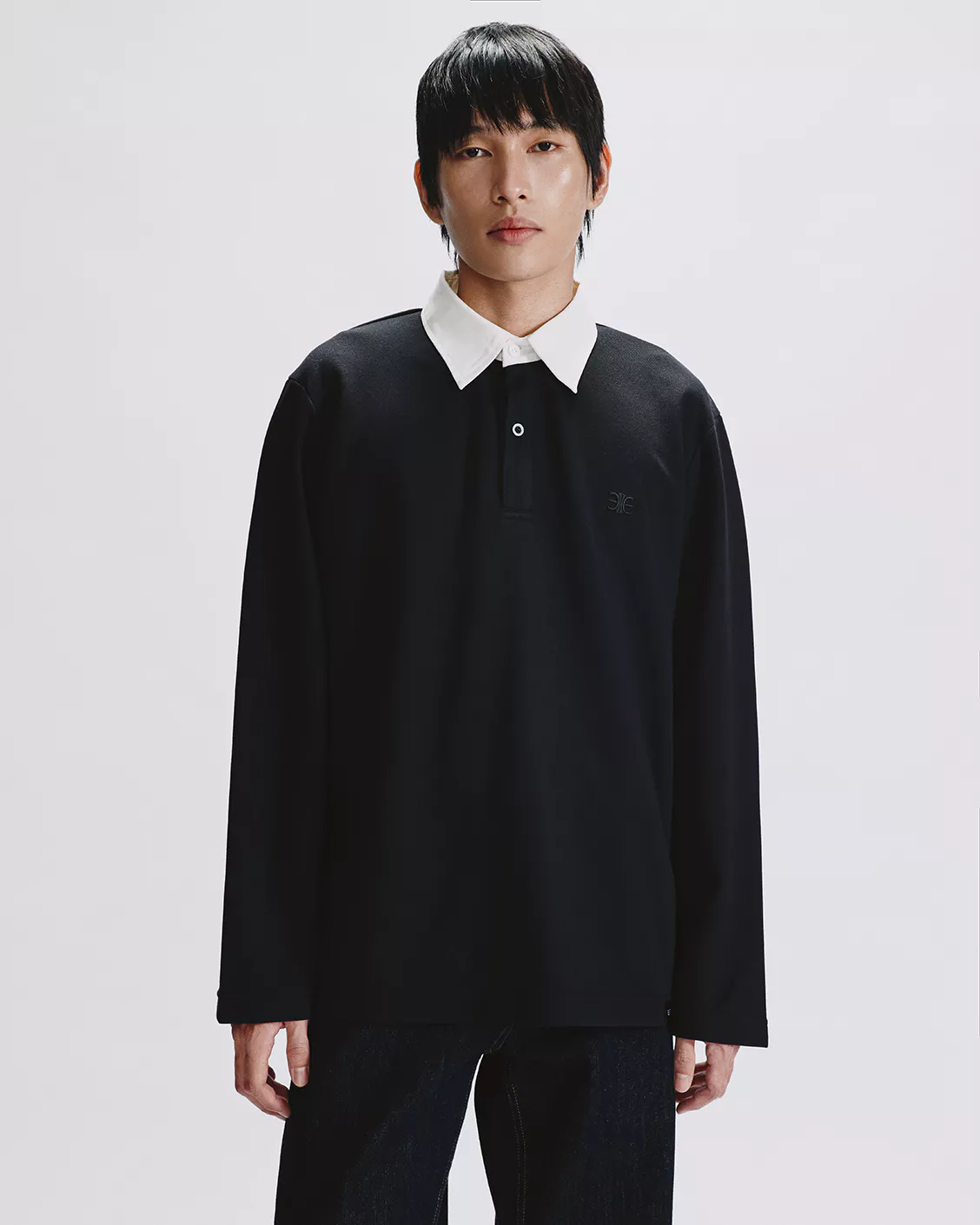 Eleven - Áo Polo Cổ Tương Phản | Màu Đen