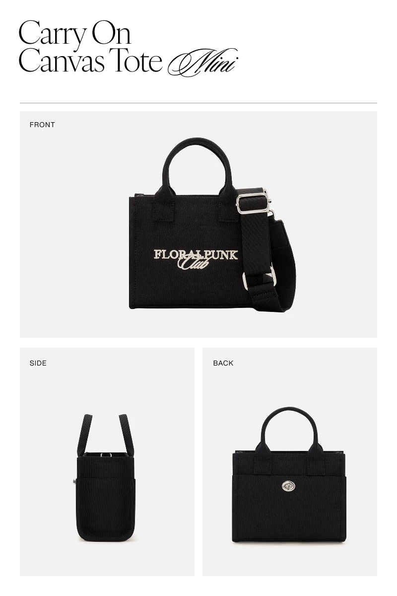Túi xách Floralpunk Carry On Canvas Tote - Mini - Chất liệu canvas - Đeo chéo / xách tay