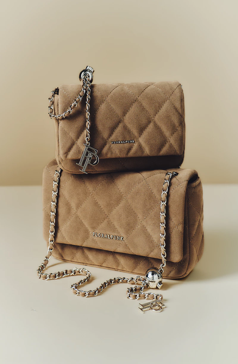 Túi Xách Floralpunk Ivy Chain Bag Small - Suede Teddy - Chất liệu da lộn - Đeo chéo / xách tay / đeo vai