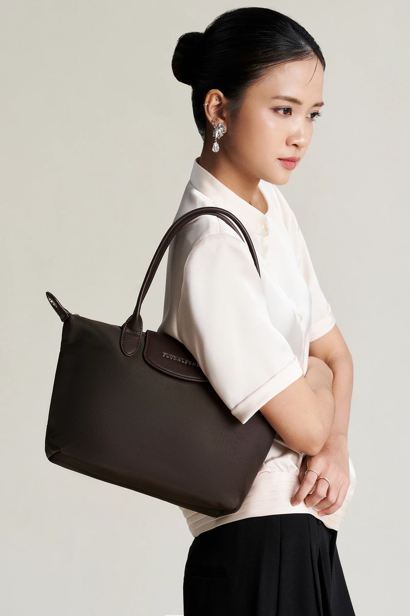 Túi xách Floralpunk City Tote Bag Small - Brown