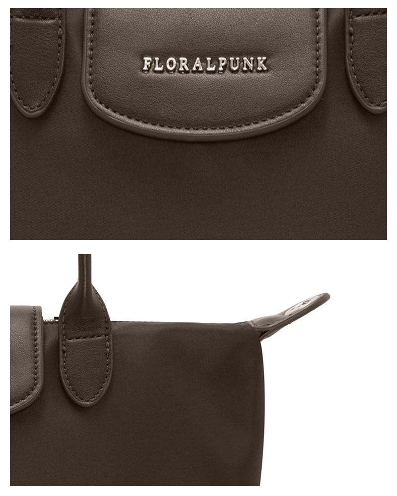 Túi xách Floralpunk City Tote Bag Small - Brown
