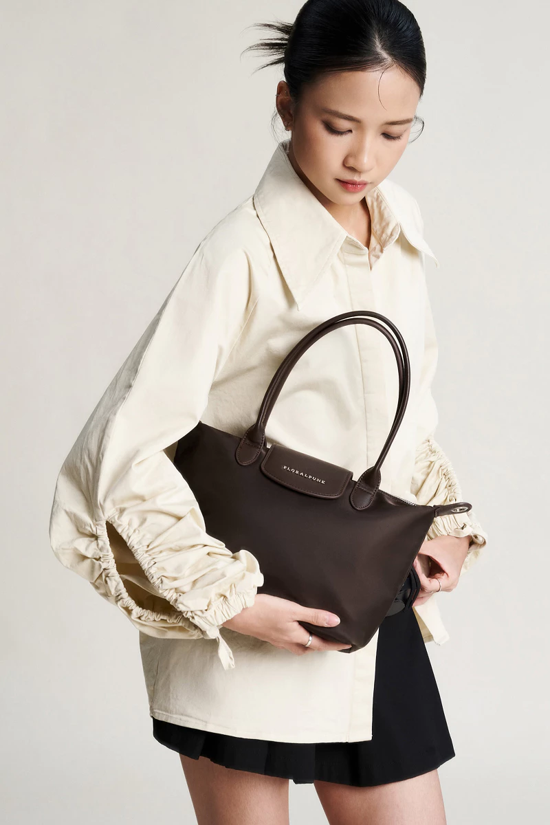 Túi xách Floralpunk City Tote Bag Small - Brown