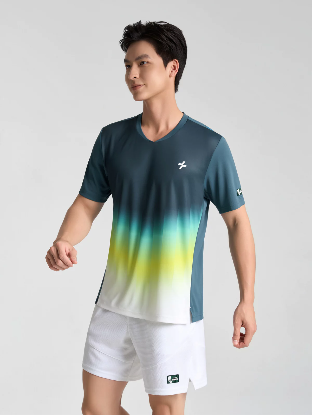 [MỚI-TẶNG COMBO 2 TẤT]Áo thun T-shirt cầu lông nam Graphic Faded Smash Energy chất mát, thoáng khí, nhanh khô Coolmate