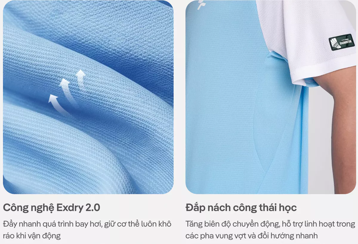 [MỚI-TẶNG COMBO 2 TẤT]Áo thun Tshirt cầu lông nam side line smash energy thoáng mát, thấm hút, nhanh khô Coolmate