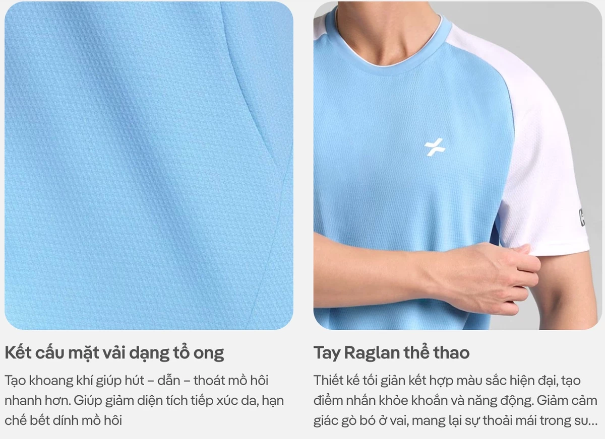 [MỚI-TẶNG COMBO 2 TẤT]Áo thun Tshirt cầu lông nam side line smash energy thoáng mát, thấm hút, nhanh khô Coolmate
