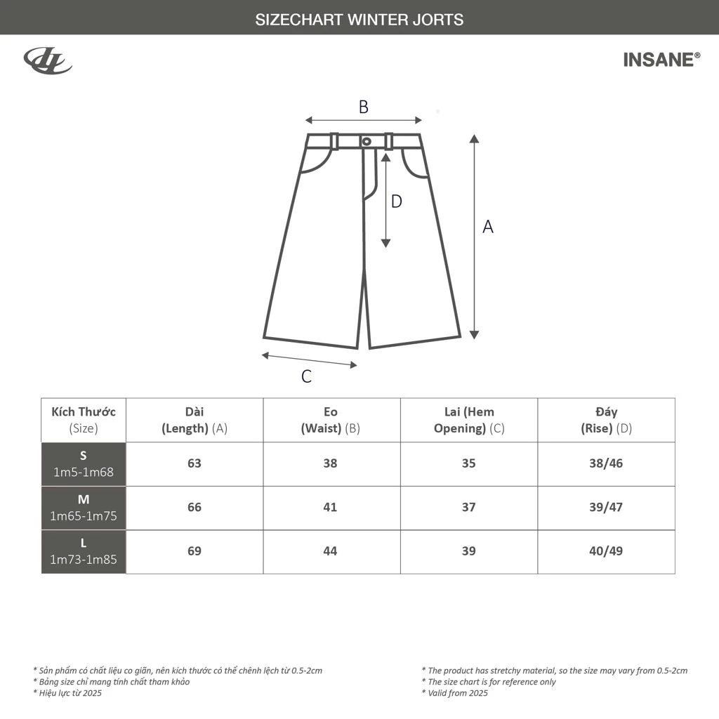 Quần Lửng InsaneClo HALO SWEATJORTS Form Dài Qua Gối Unisex Chất Liệu Chân Cua Cotton