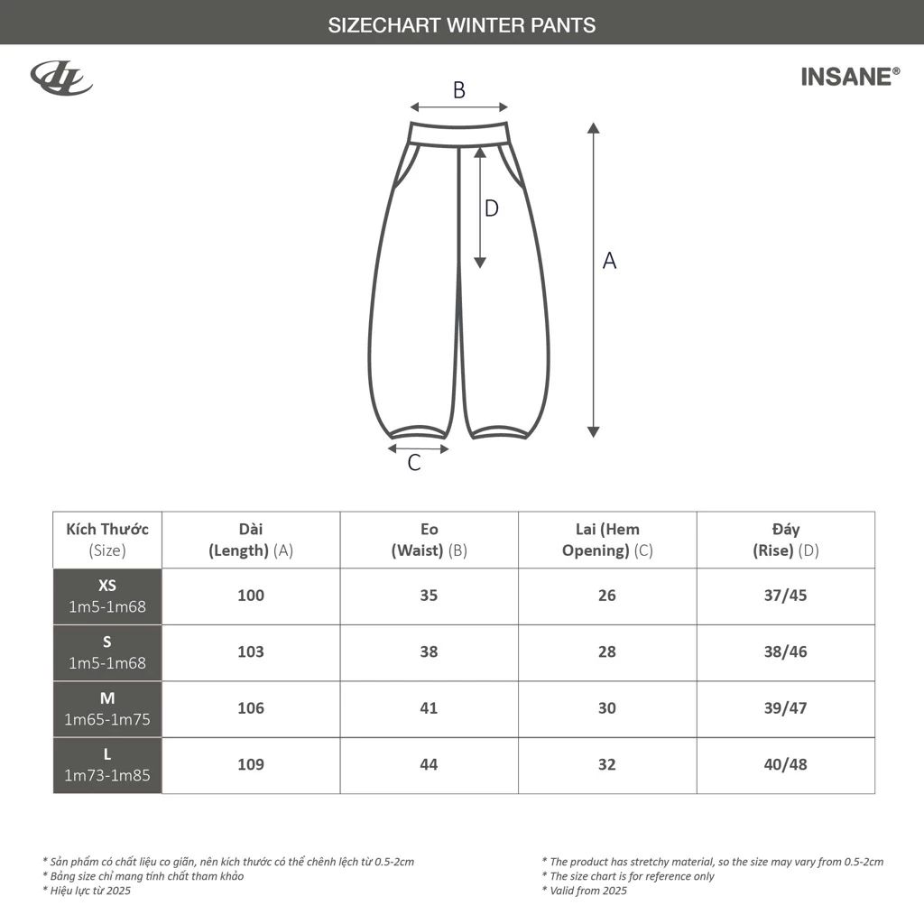 Quần Dài InsaneClo HALO SWEATPANTS Form Baggy Unisex Chất Liệu Chân Cua Cotton