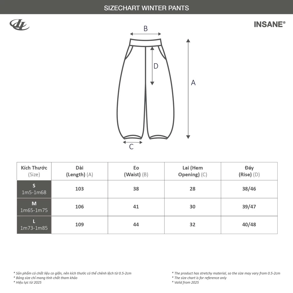Quần Dài InsaneClo SPLIT PANTS Form Baggy Unisex Chất Liệu Denim