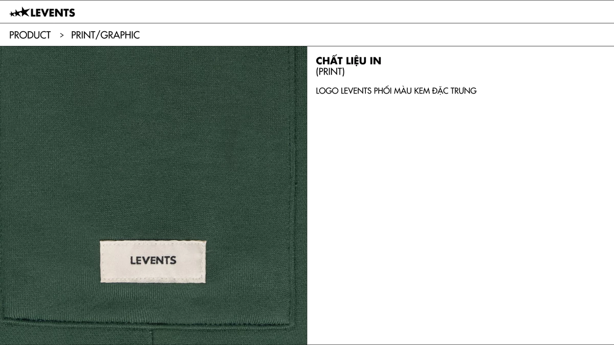 Quần dài Levents Cargo SweatPants/ Dark Green Chất Nỉ Straight Fit