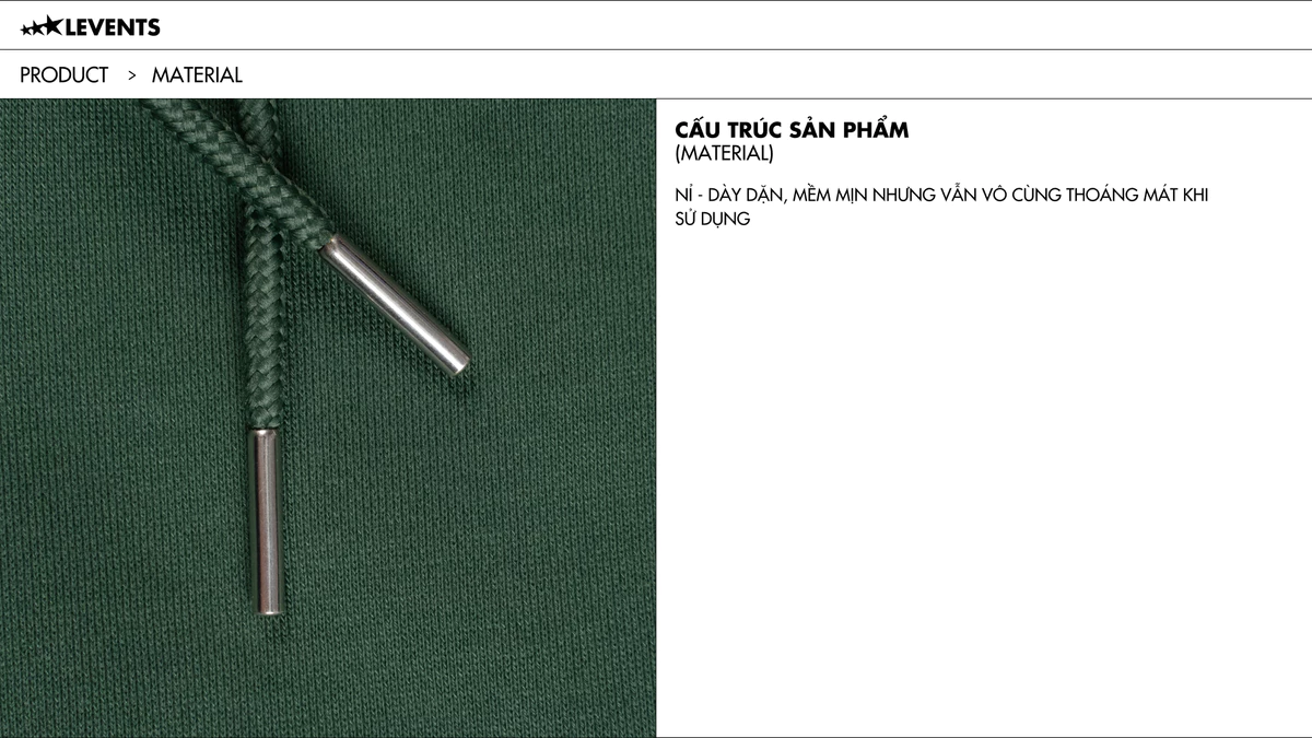 Quần dài Levents Cargo SweatPants/ Dark Green Chất Nỉ Straight Fit