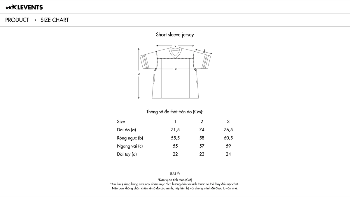 Áo Jersey Levents 05 Oversized
