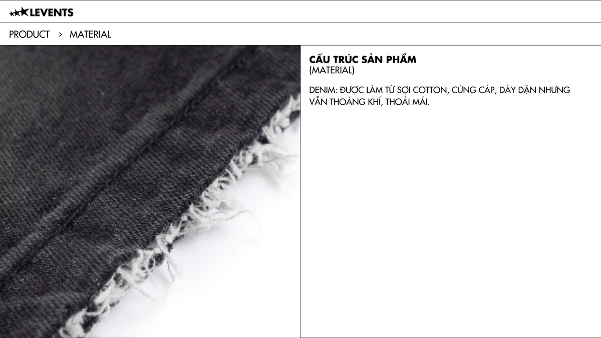 Quần Đùi Jeans Levents Washed Jorts