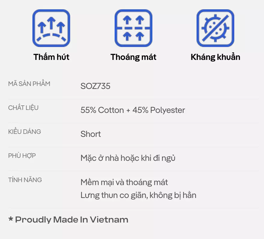 Combo Pack 3 quần mặc nhà Boxer short Coolmate basics kẻ sọc [MÀU NGẪU NHIÊN] [LS]