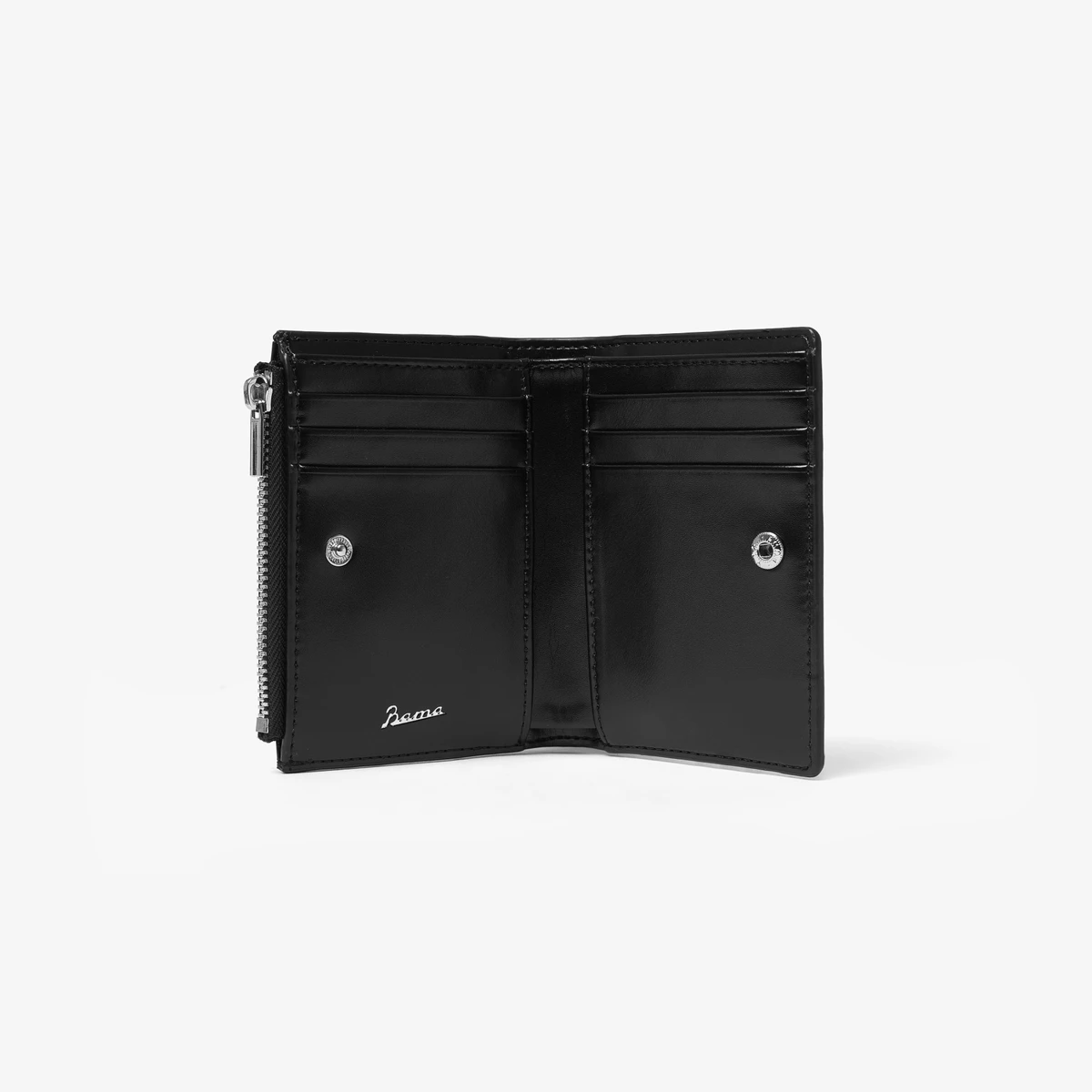 Ví Da Dáng Đứng Nam Nữ BAMA Compact Wallet Bóp Da Cao Cấp Unisex Bền Đẹp Nhiều Ngăn Dùng Hằng Ngày