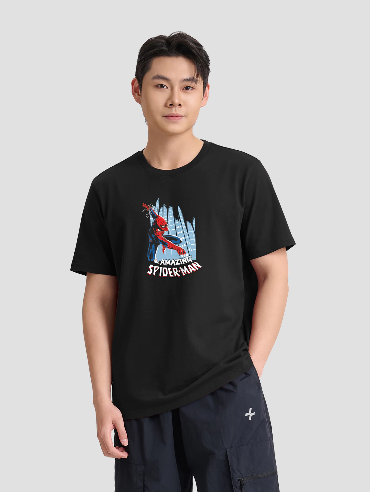[TẶNG QUẦN SPIDER ĐƠN 299K][MỚI]Áo thun Cotton Compact unisex Spiderman, áo in người nhện thoải mái, áo Marvel Coolmate
