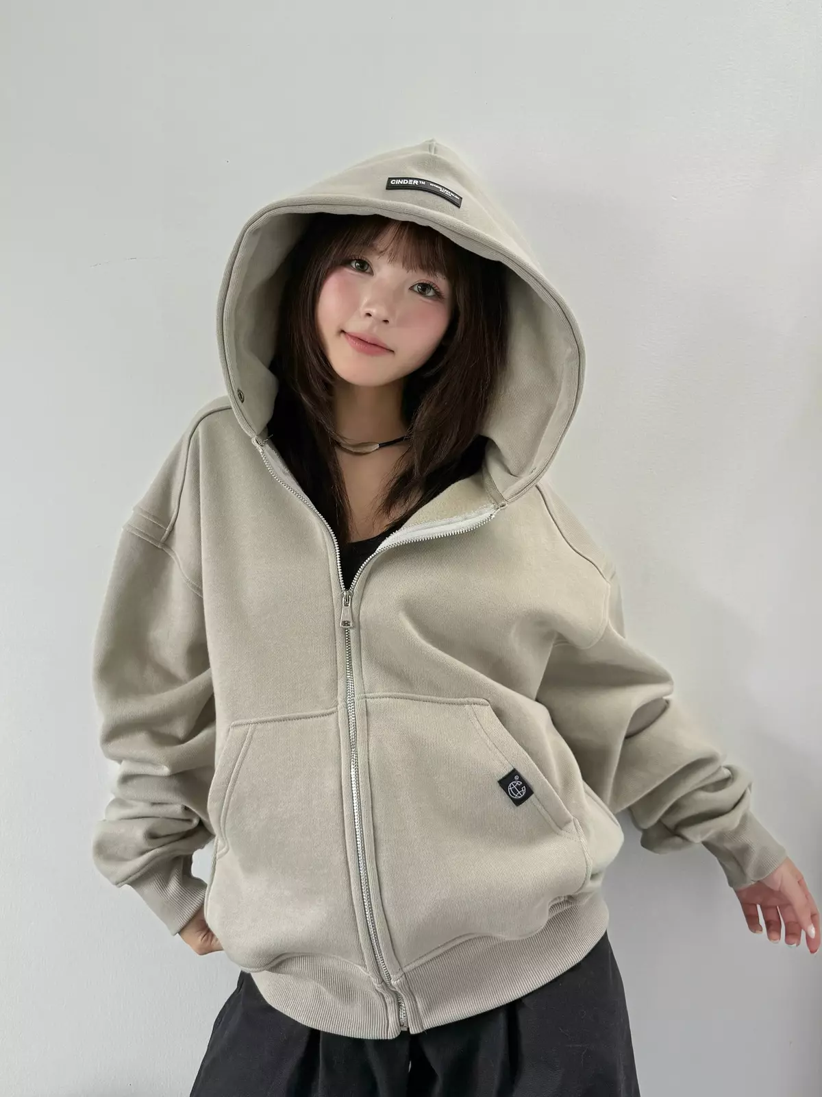 Áo Hoodie Zip ESSENT Cinder, Áo Local Brand Form Boxy Unisex Chất Vải Dày Đẹp