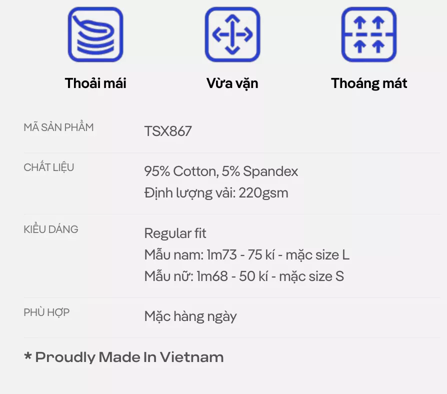[MỚI-BST SAO VÀNG YÊU NƯỚC 2.9]BST Áo thun Tshirt nam nữ Cotton Compact in Việt Nam, Áo Quốc Khánh thoáng mát Coolmate