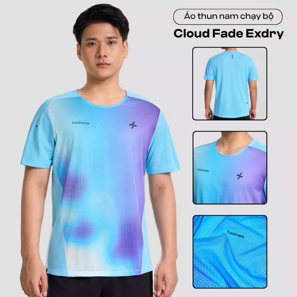 Set đồ thể thao nam chạy bộ, trail Áo Thun Graphic+Quần short Wildflow đa năng, siêu nhẹ, thoáng khí, thoải mái Coolmate