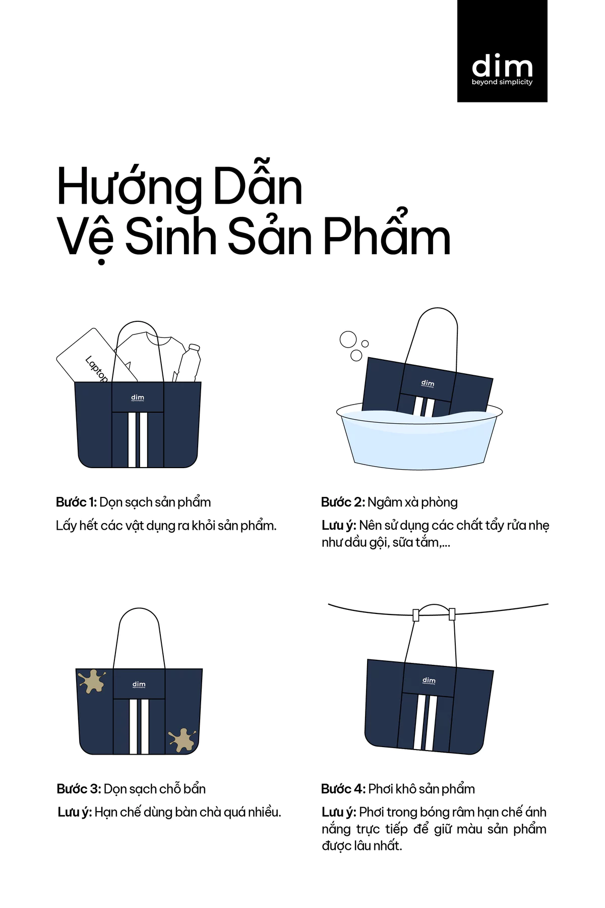 Túi chống sốc laptop 14 inch DIM Basic Laptop Sleeve - 5 màu (Fit 13.3 - 14 inch)