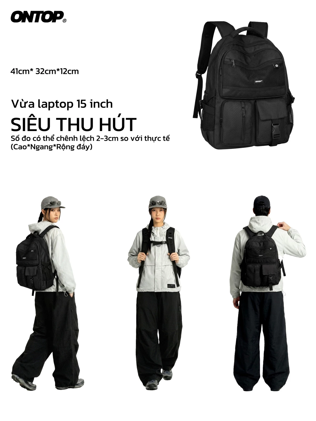 Balo unisex nam ONTOP | O-P67