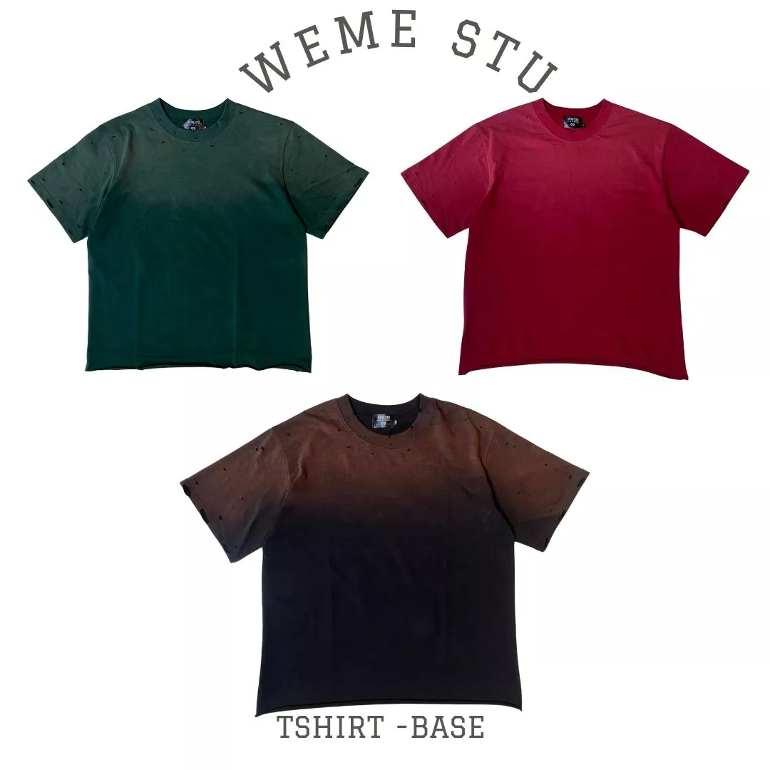 Áo thun unisex custom Weme Base form rộng oversize cá tính cho nam nữ