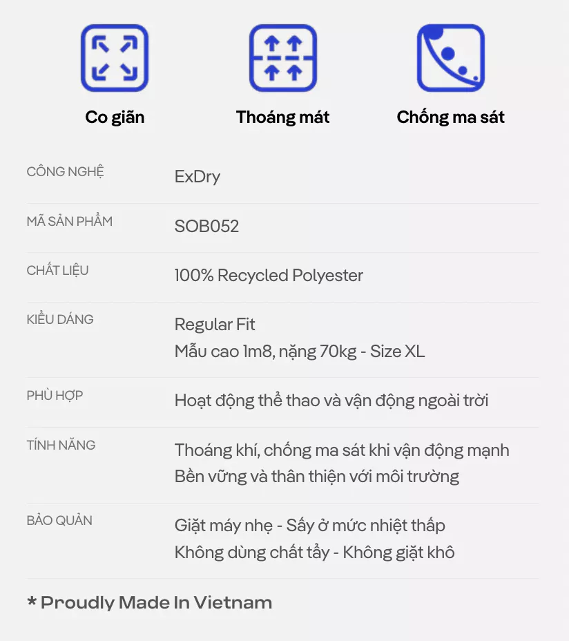 [MỚI]Quần Short nam cầu lông Basic Smash Energy, Quần thể thao co giãn, thấm hút, nhanh khô Coolmate