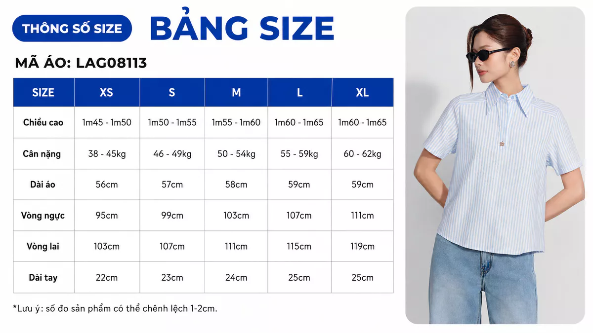 [VOUCHER 22%] Áo Sơ Mi Nữ GUMAC Form Suông Tay Ngắn Lai Bầu Đính Nút Trang Trí Hiện Đại Thanh Lịch LAG08113