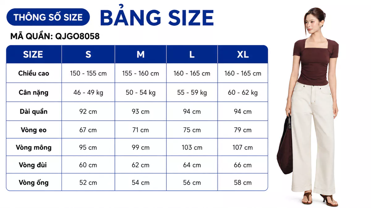 Quần Jean Nữ GUMAC Ống Suông Denim Diễu Chỉ Nổi Thanh Lịch Hiện Đại Phong Cách Hàn Quốc QJG08058