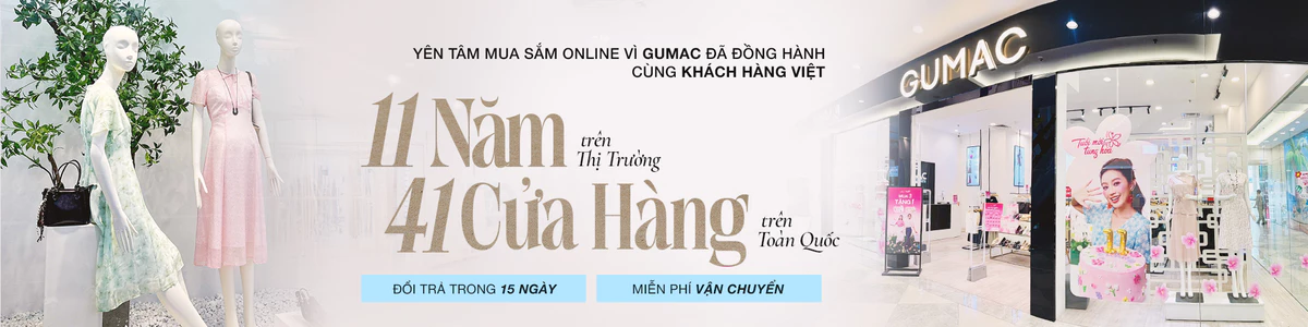 Áo Kiểu Peplum Nữ GUMAC Tay Ngắn Cổ Sen Đính Nút Kiểu Dây Kéo Thanh Lịch Công Sở LAG09083