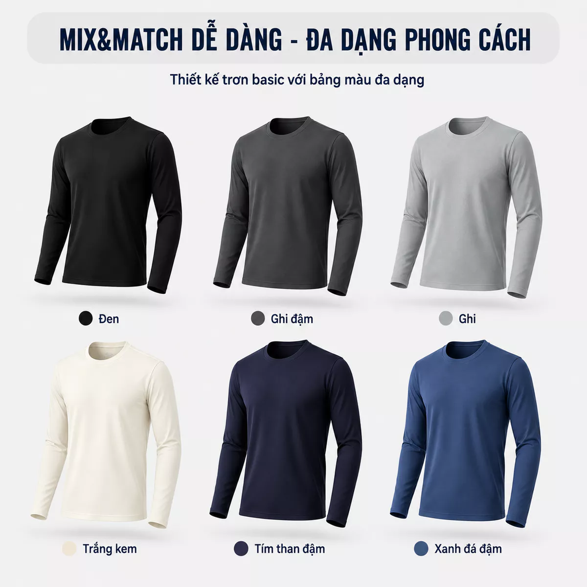 Áo Giữ Nhiệt Nam 5S FASHION Ultra Stretch, Cổ Tròn, Lót Bông Nỉ Cực Ấm 01-M0AGN25102