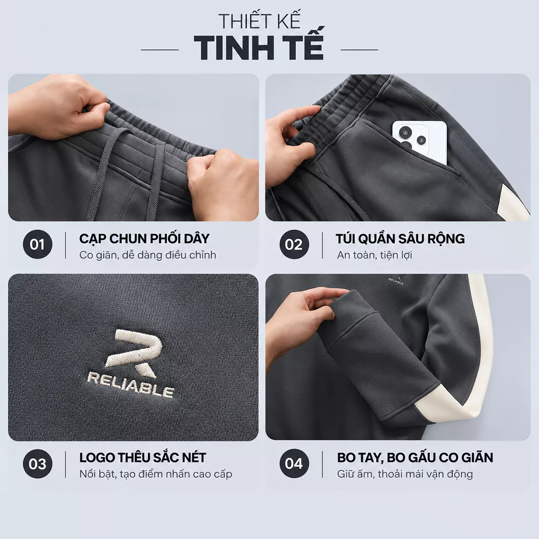Quần Áo Nỉ Nam 5S FASHION Can Phối Vải Dày Dặn, Ấm Áp, Thiết Kế Trẻ Trung 01-MBNI25005